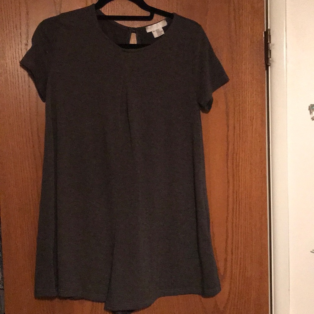 Gray T-shirt Romper